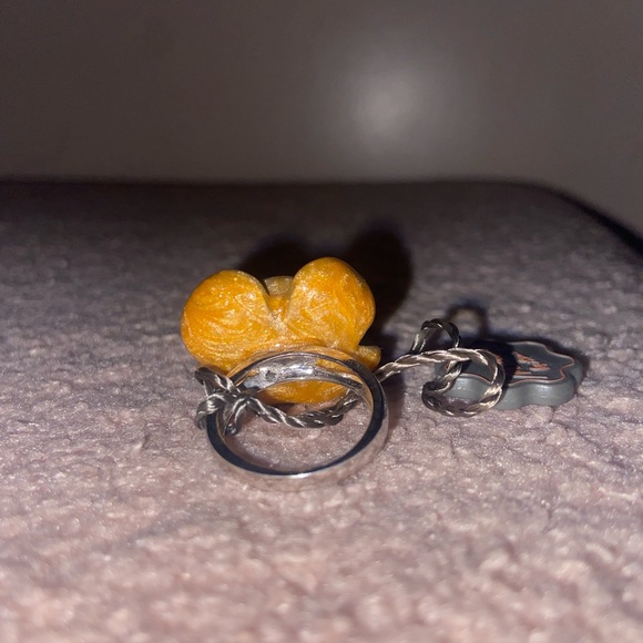 Peach Flower Statement Ring - Picture 3 of 3